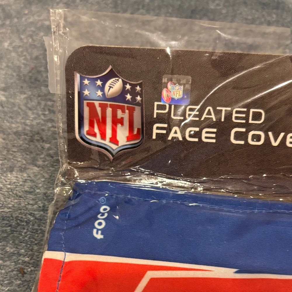 NFL Blue and Red Face Masks